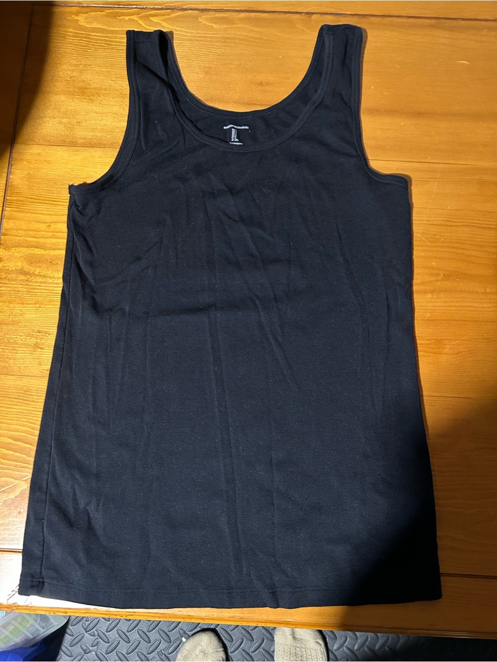 (3/$10) Amazon Essentials Black Classic Tank Top
